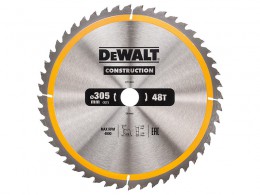 DeWALT Stationary Construction Circular Saw Blade 305 x 30mm x 48T £24.99